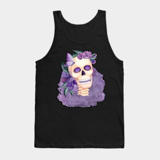 Purple Skull Tank Top